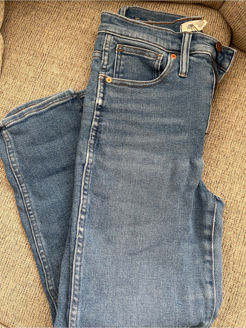 J. Crew Skinny Jeans in Light Blue Wash